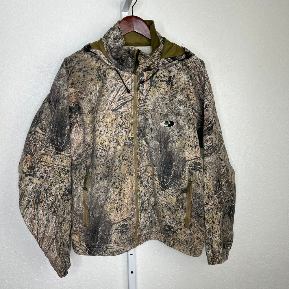 Mossy Oak Apparel ScentStop Camo Jacket Hooded Zip Pocket‎ M Hunting Archery
